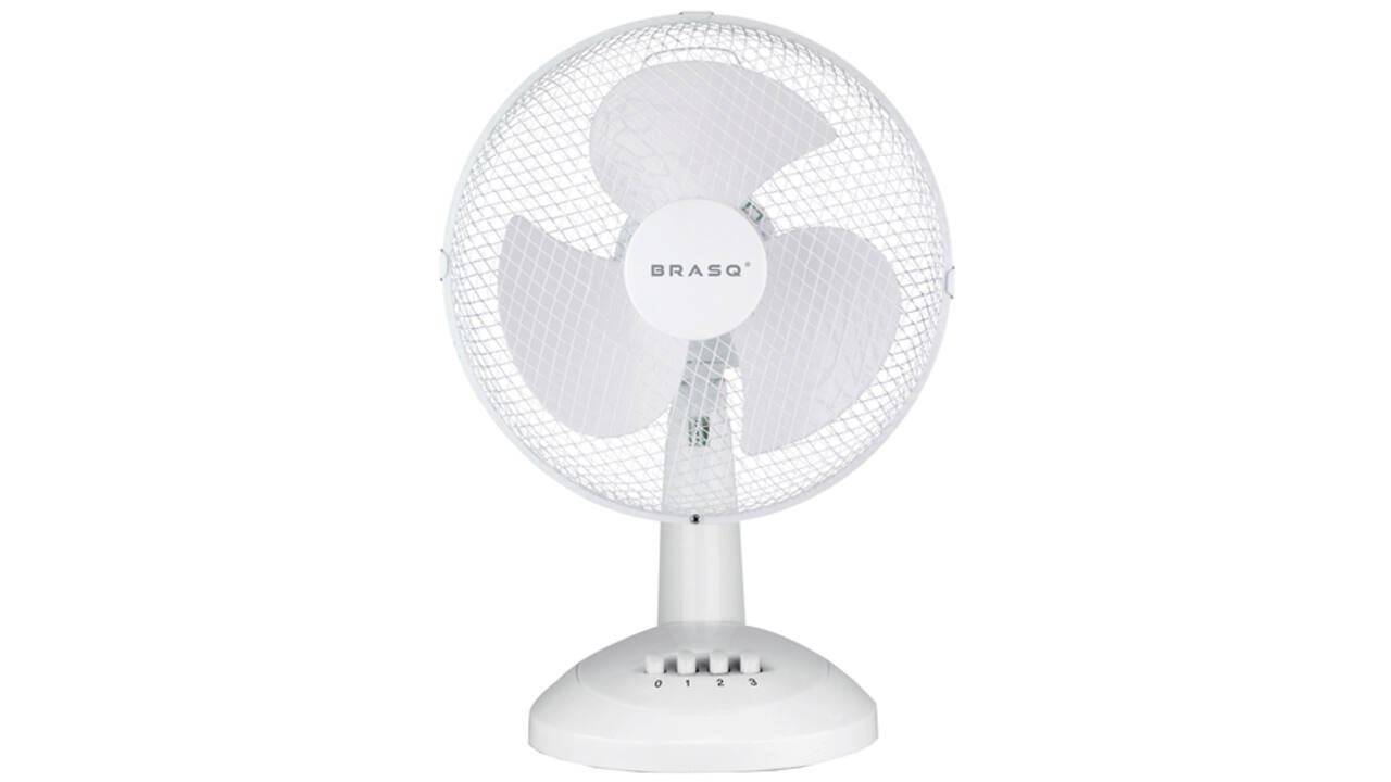 Tafelventilator BRASQ F400 Ø 30cm wit