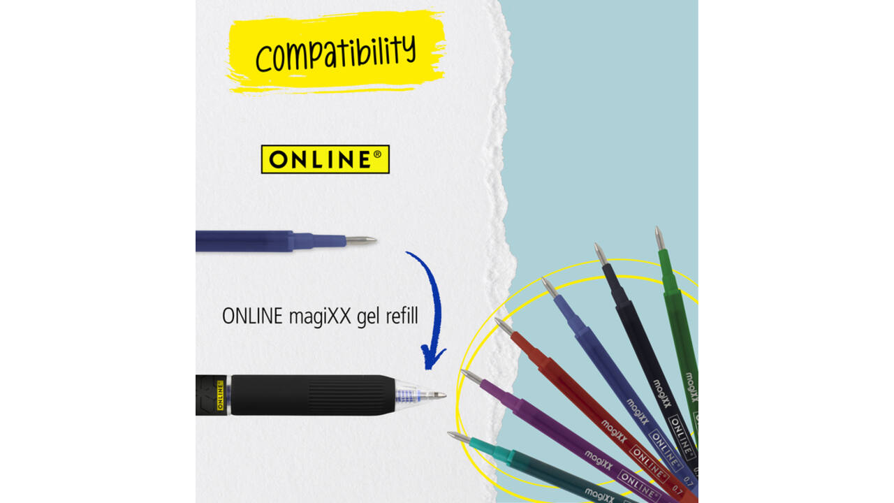 Gelschrijver Online Magixx Fun Dreams 0.7mm assorti