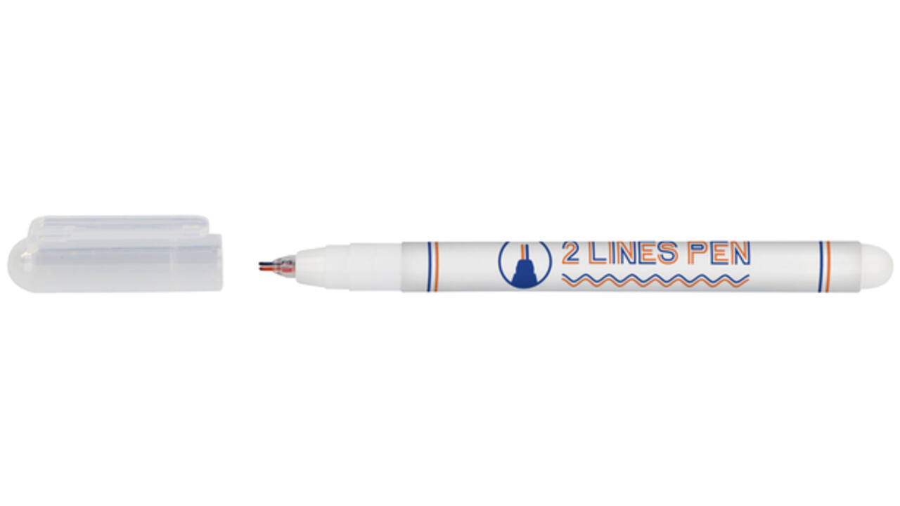 Fineliner Online 2-lijnen assorti doos à 6 stuks