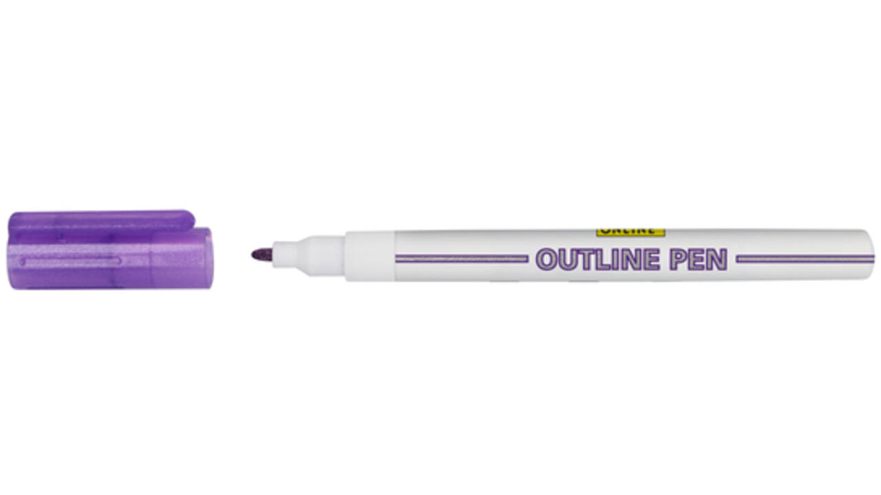 Viltstift Online Outline assorti doos à 6 stuks
