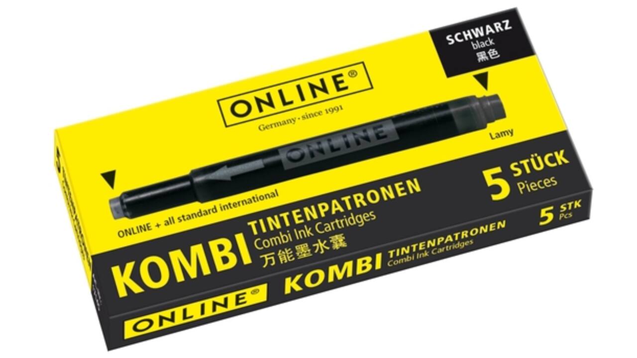 Inktpatroon Online Kombi zwart doos à 5 stuks