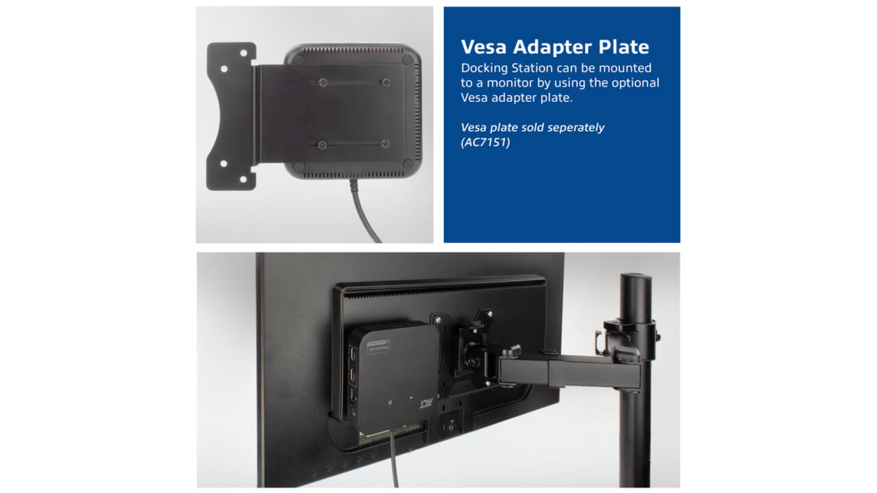 Dockingstation ACT USB-C Dual Monitor met Power Delivery