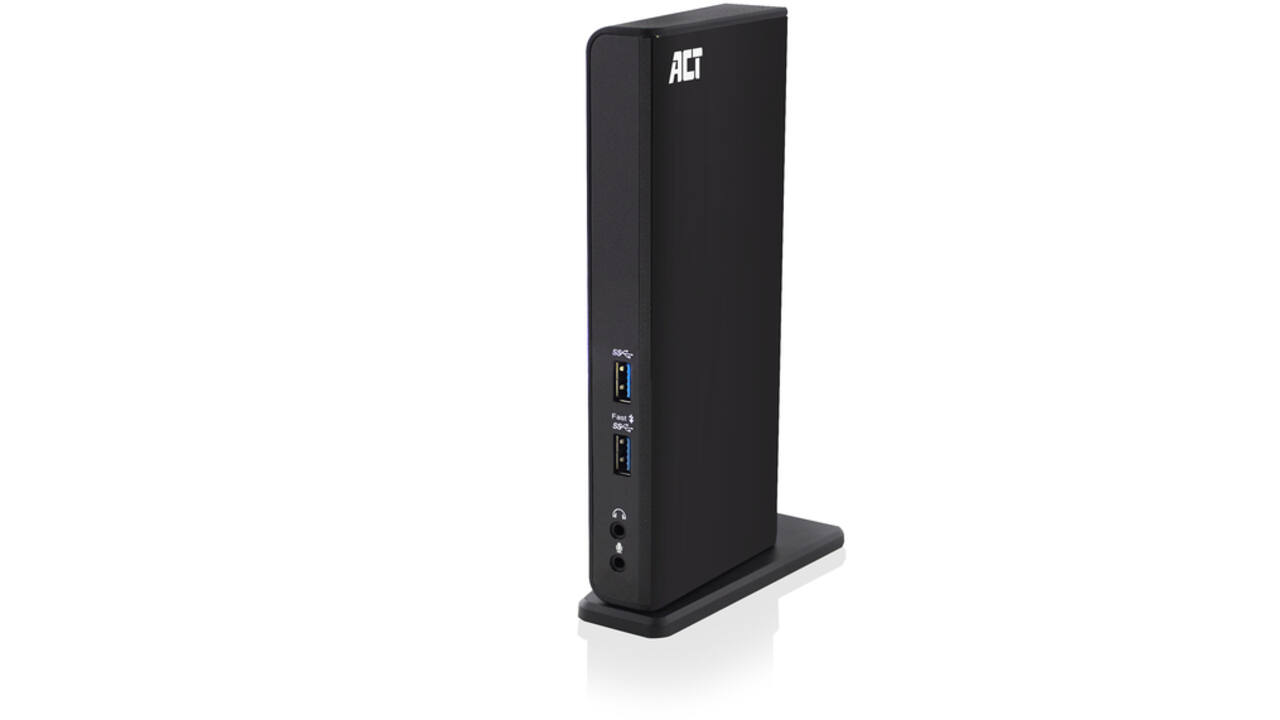 Dockingstation ACT USB-C Dual Monitor met laadpoort