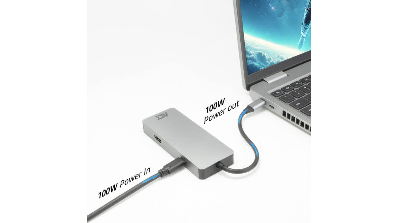 Dockingstation ACT USB-C 7-in-1