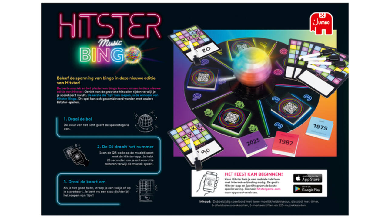Spel Jumbo Hitster Bingo