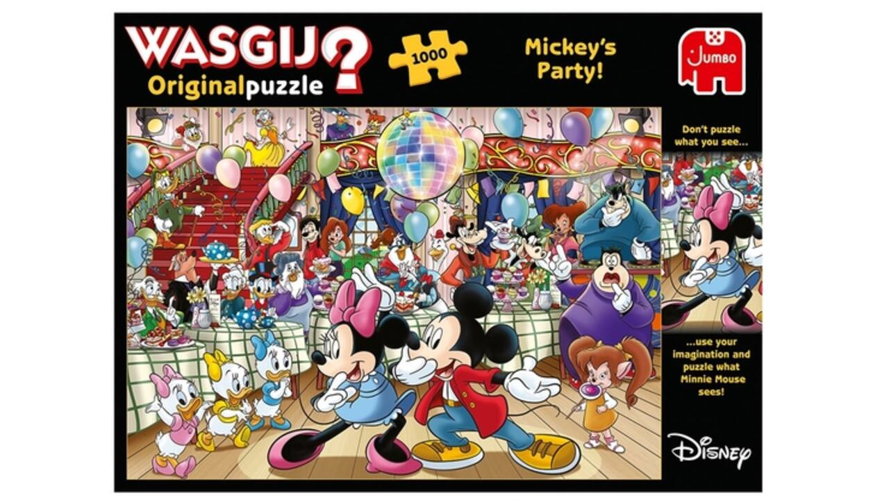 Puzzel Wasgij Original Mickey's Party 1000 stukjes
