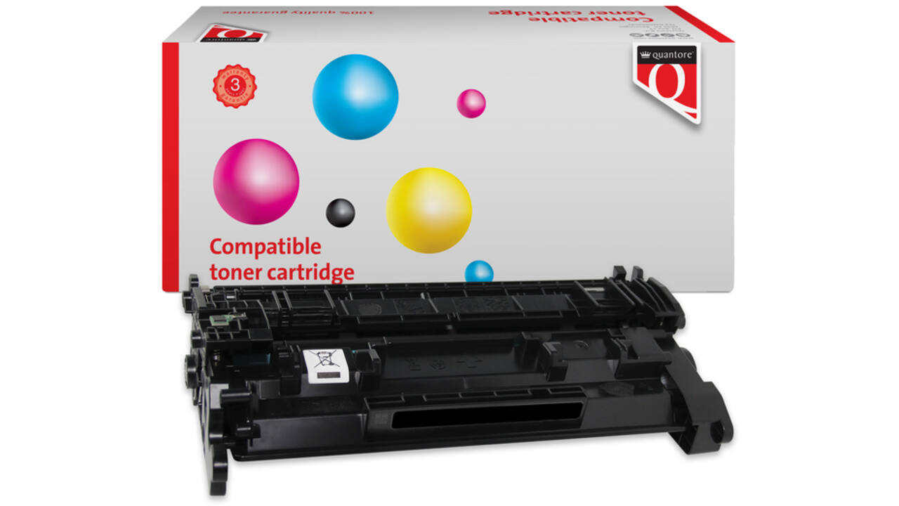 Tonercartridge Quantore alternatief tbv CANON 057H zwart