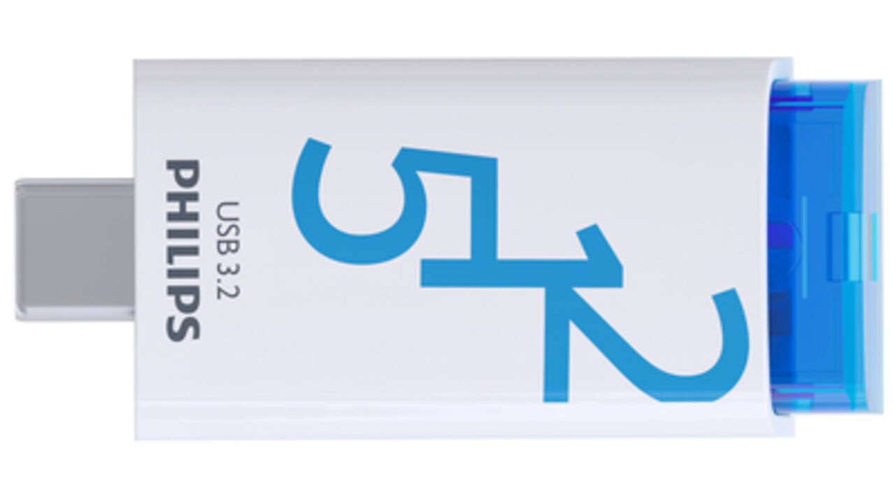 USB Stick Philips Click USB-C 512GB Ocean Blue