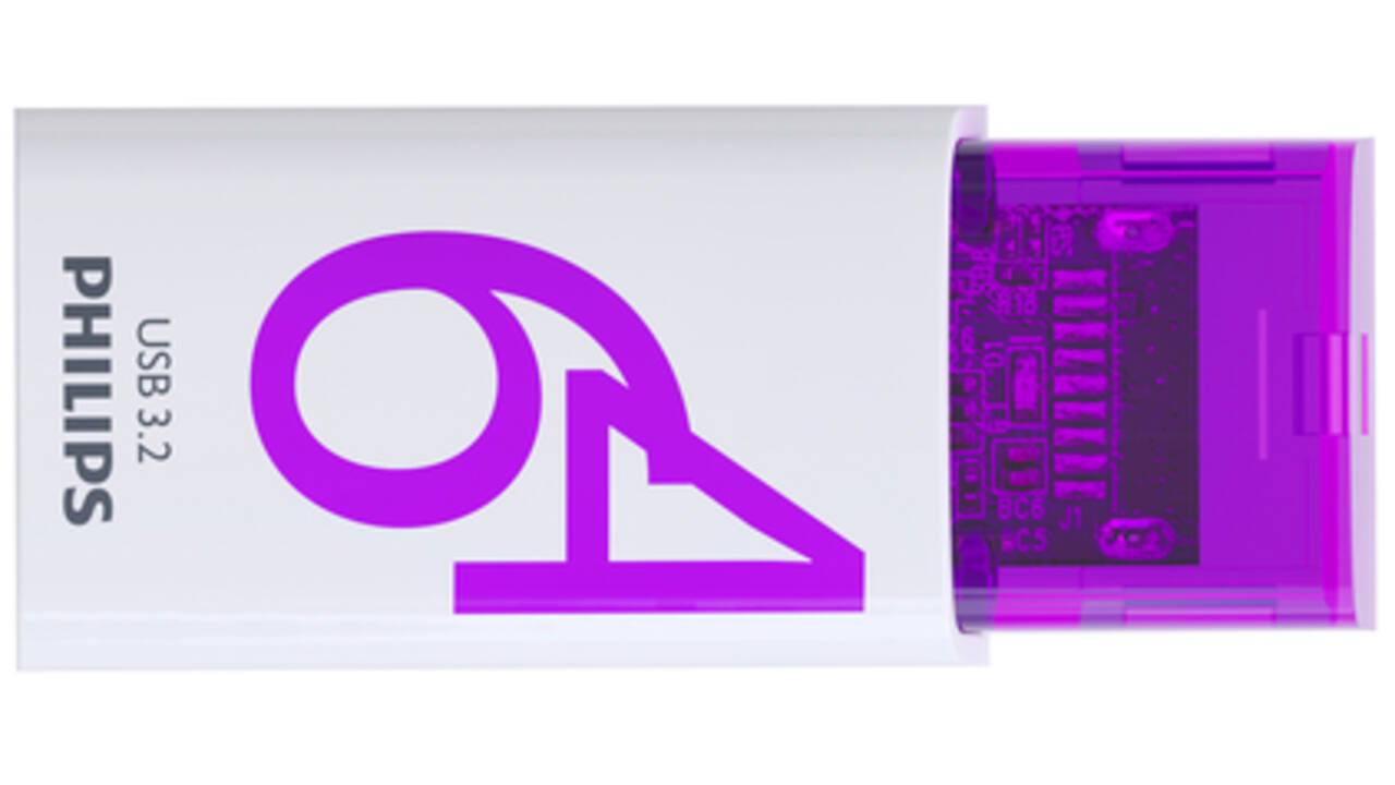 USB Stick Philips Click USB-C 64GB Magic Purple