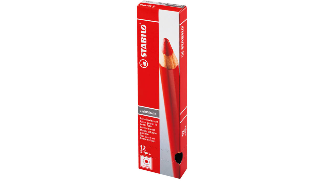 Kleurpotloden STABILO CarbOthello kalkpastel gebrand sienna