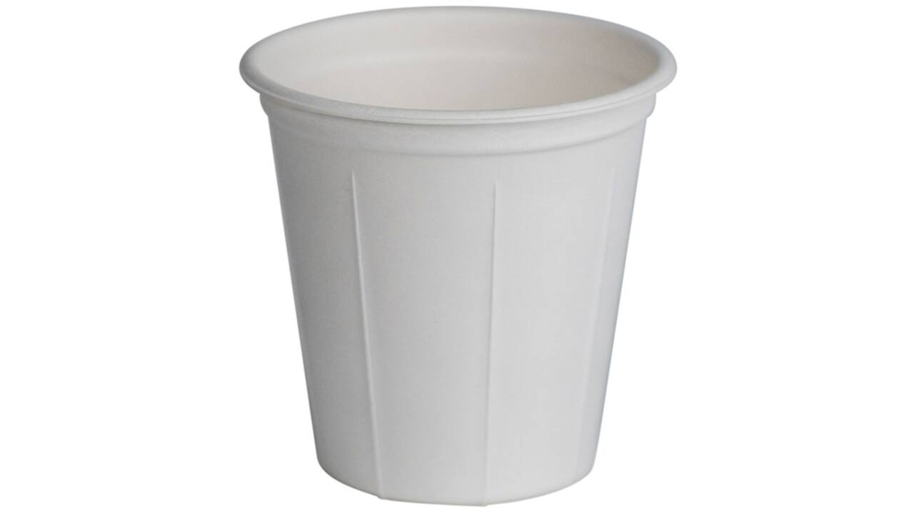 Beker IEZZY 180ml Ø80mm plastic vrij 500 stuks wit