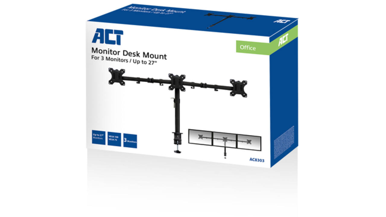 Monitorarm ACT 3 schermen