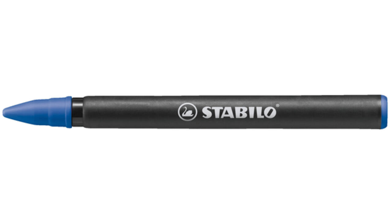Rollerpenvulling STABILO Easyoriginal fijn blauw doosje à 20 stuks