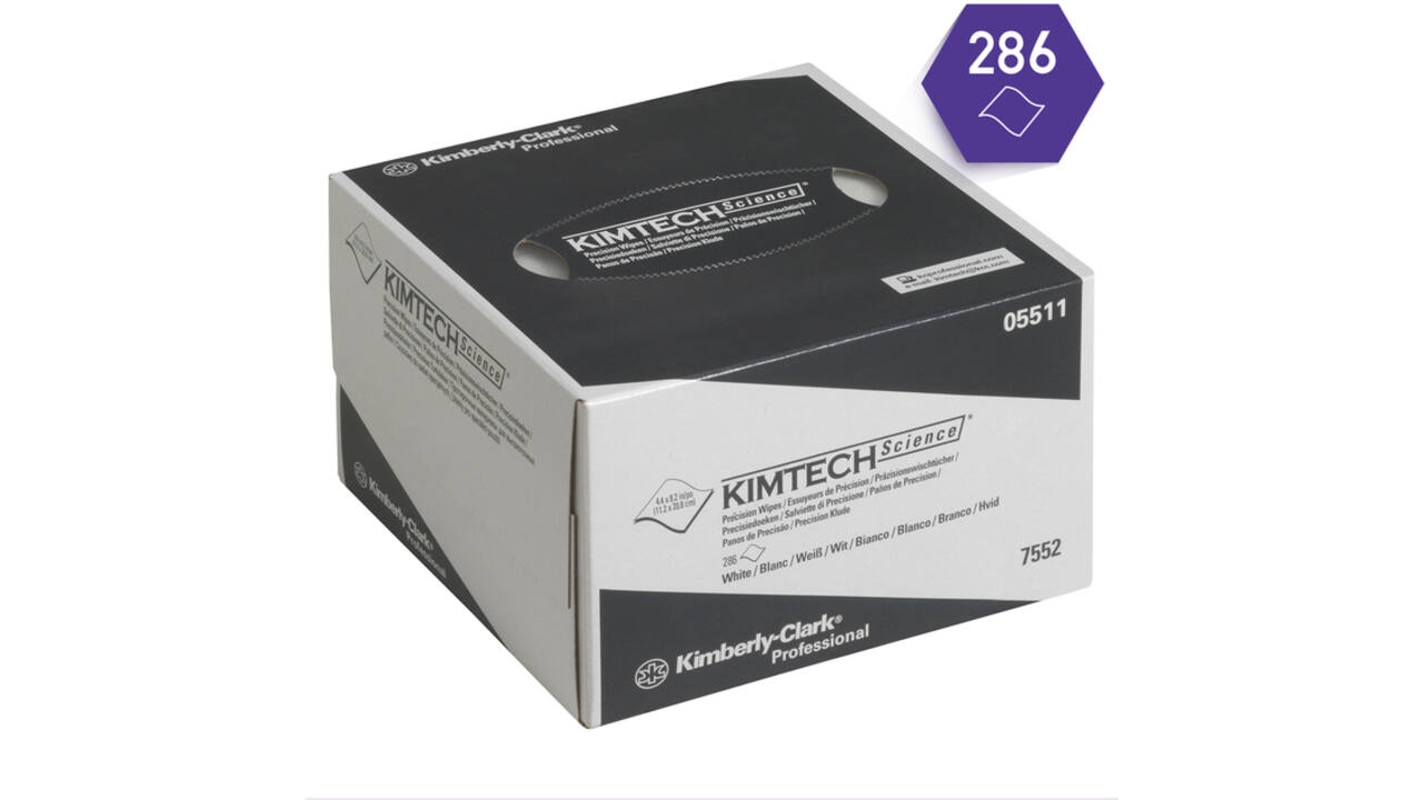 Reinigingsdoekjes KIMTECH SCIENCE 1-laags wit