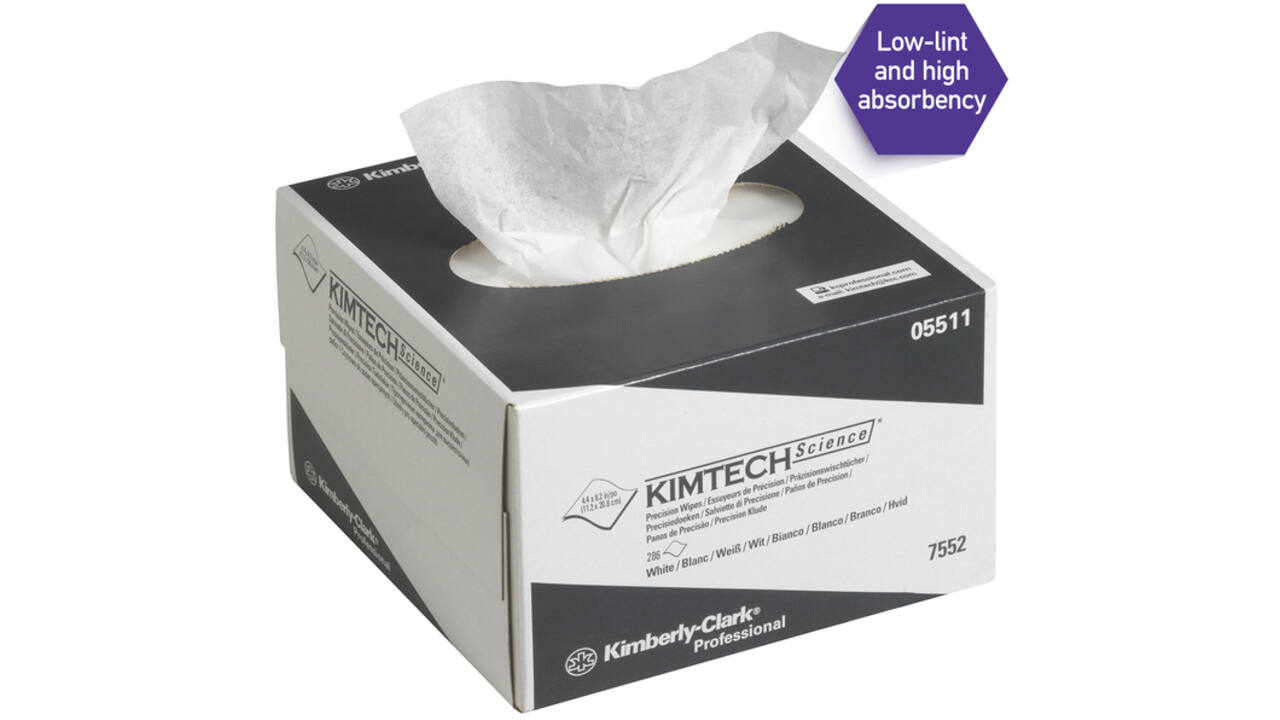 Reinigingsdoekjes KIMTECH SCIENCE 1-laags wit