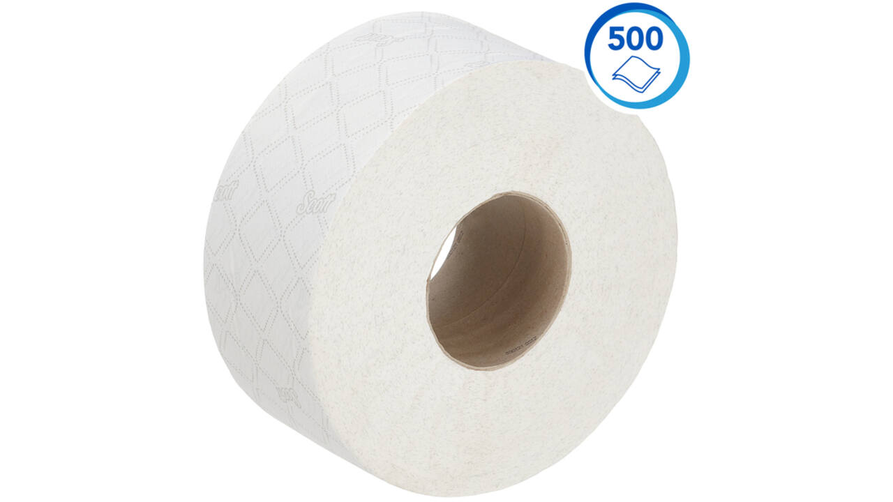 Toiletpapier Scott Essential Jumbo 2-laags 200m wit 8614