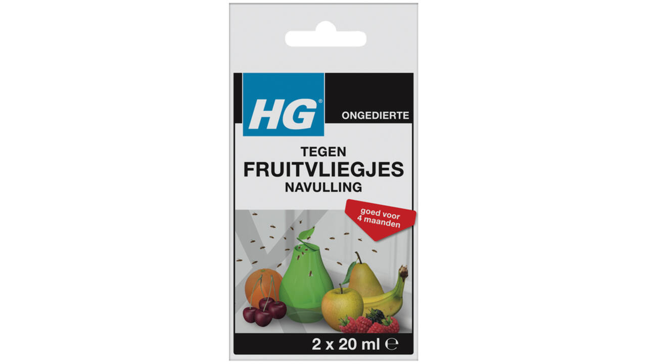 Fruitvliegjesval HG HGX navulling 2x20ml