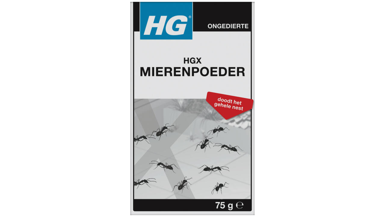 Mierenpoeder HG HGX buiten 75gram