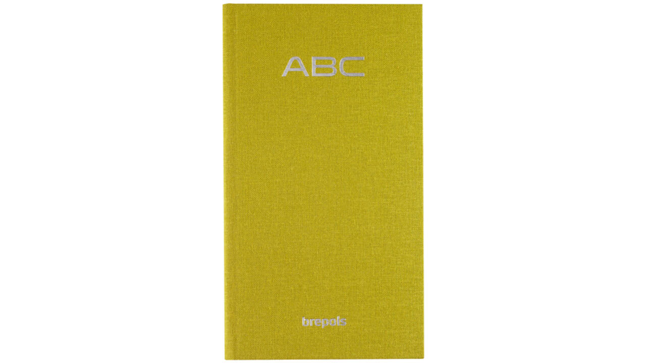 Adresboek Brepols Notaphone Nature limoen
