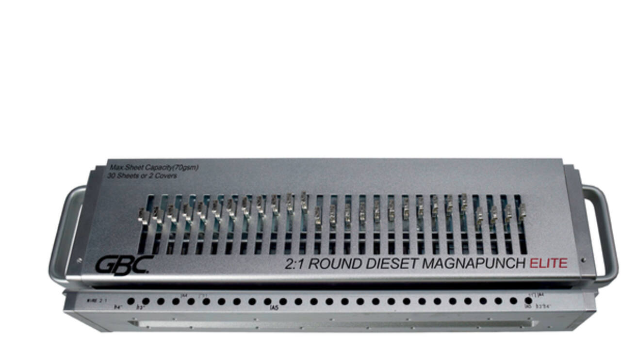 Matrijzenset GBC Wirebind Magnapunch Elite 2:1 Rond