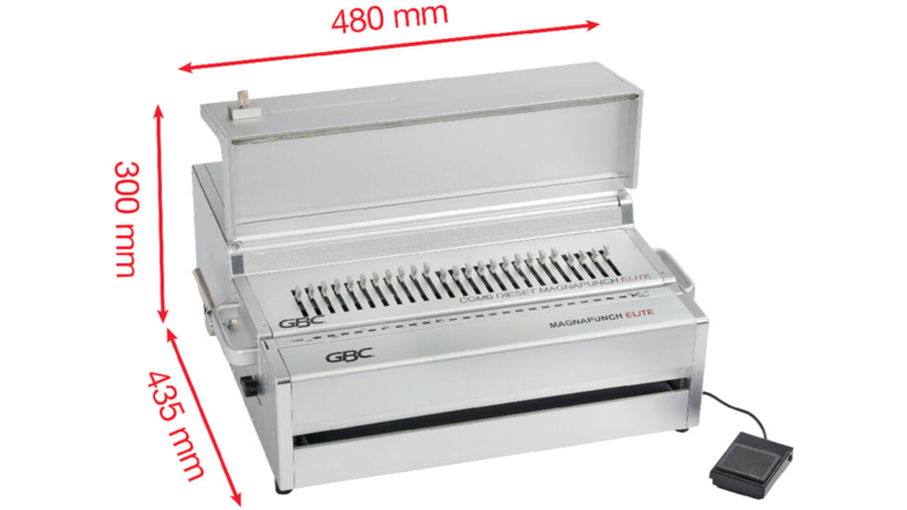 Inbindmachine GBC Multibind Magnapunch Elite + voetpedaal