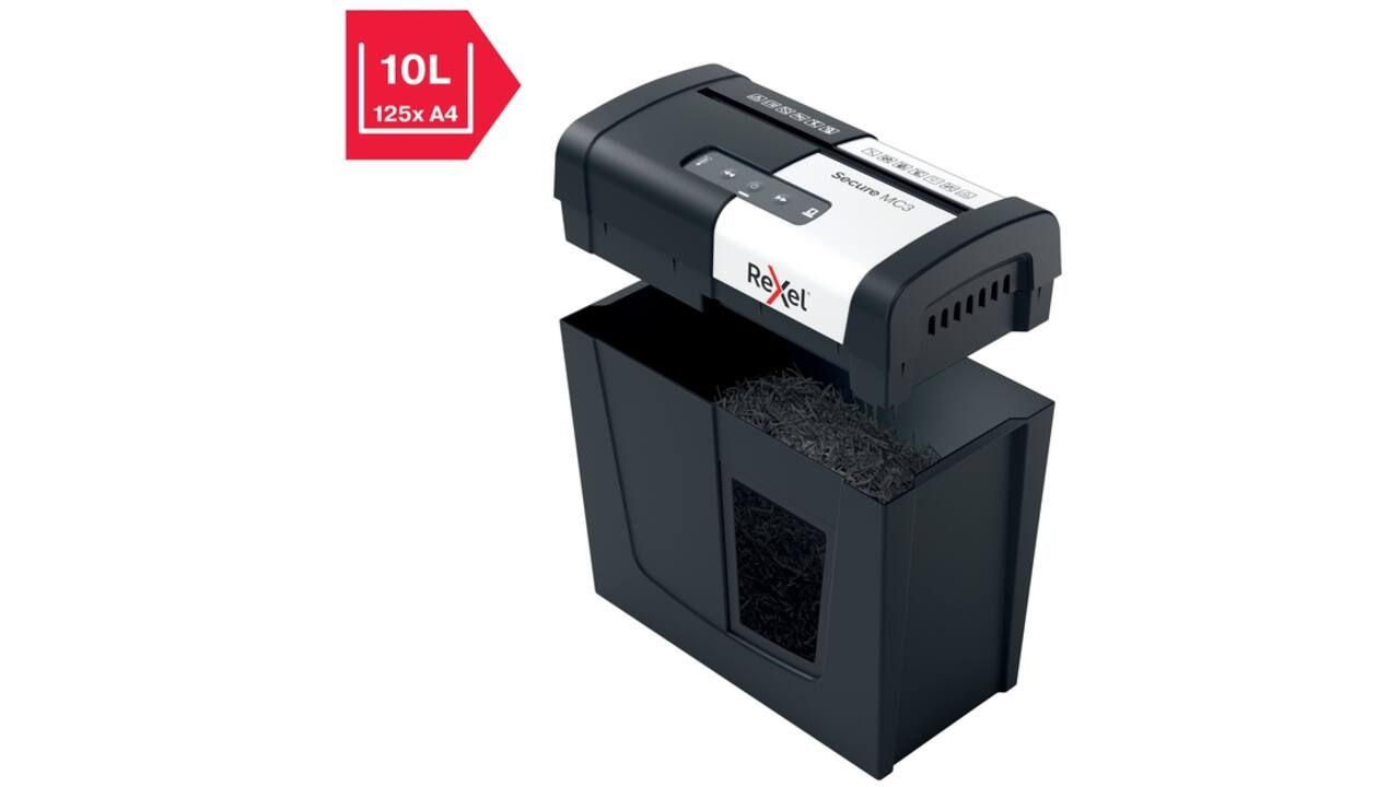 Papiervernietiger Rexel Secure MC3 P5 snippers 2x15mm