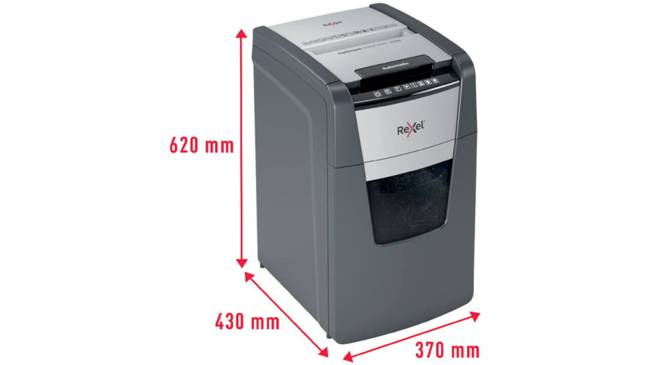 Papiervernietiger Rexel Optimum Auto+ 150M P5 snippers 2x15mm