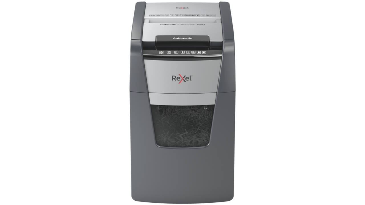 Papiervernietiger Rexel Optimum Auto+ 150M P5 snippers 2x15mm