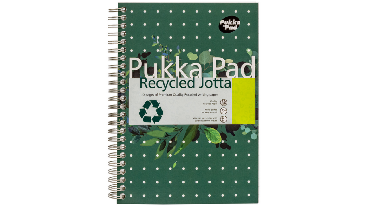 Notitieboek Pukka Jotta A5 lijn 110 pagina's 80gr groen