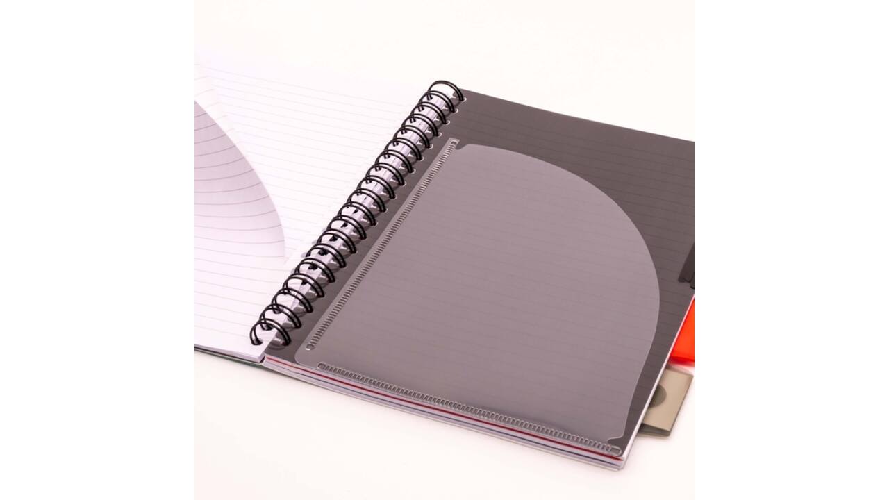 Projectboek Pukka Metallic B5 lijn 4-tabs 200 pagina's 80gr groen