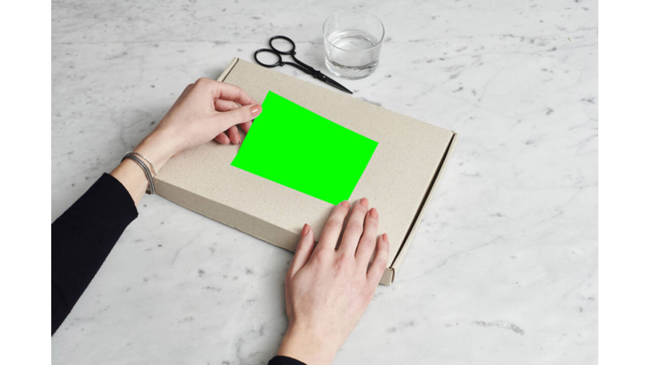 Etiket Rillprint 210x148mm fluorgroen 200 etiketten