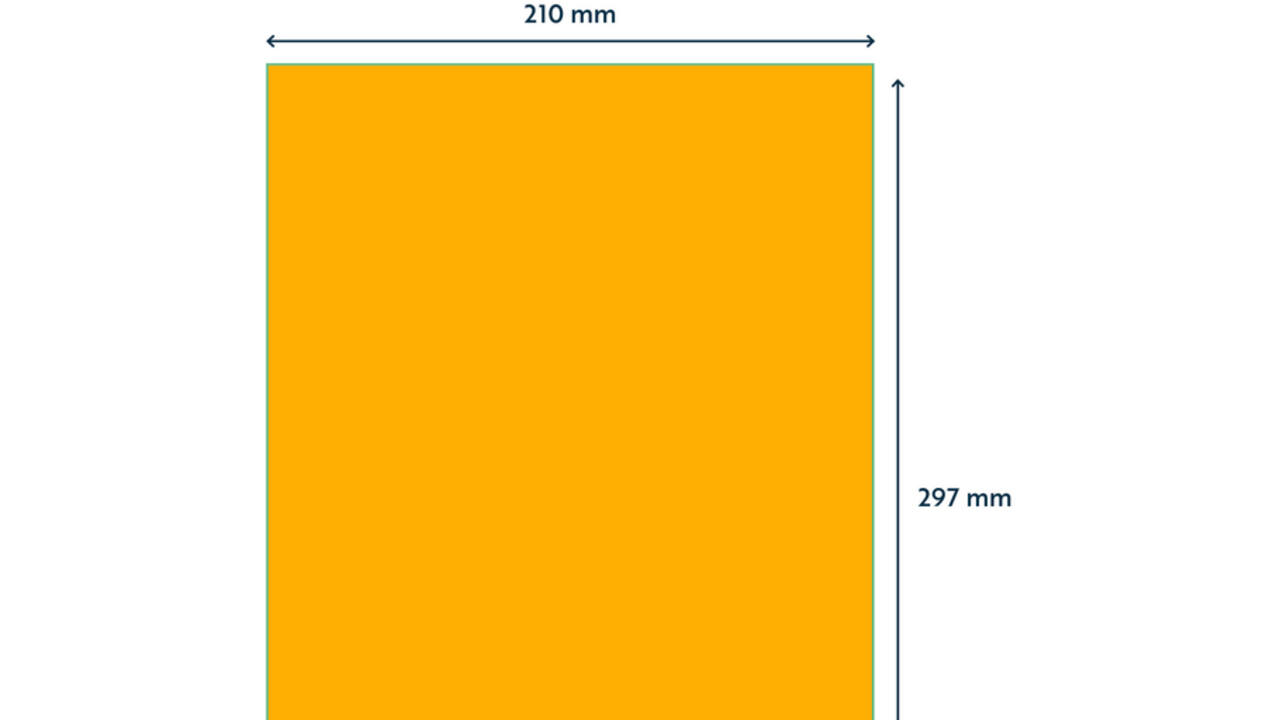 Etiket Rillprint 210x297mm fluororanje 100 etiketten