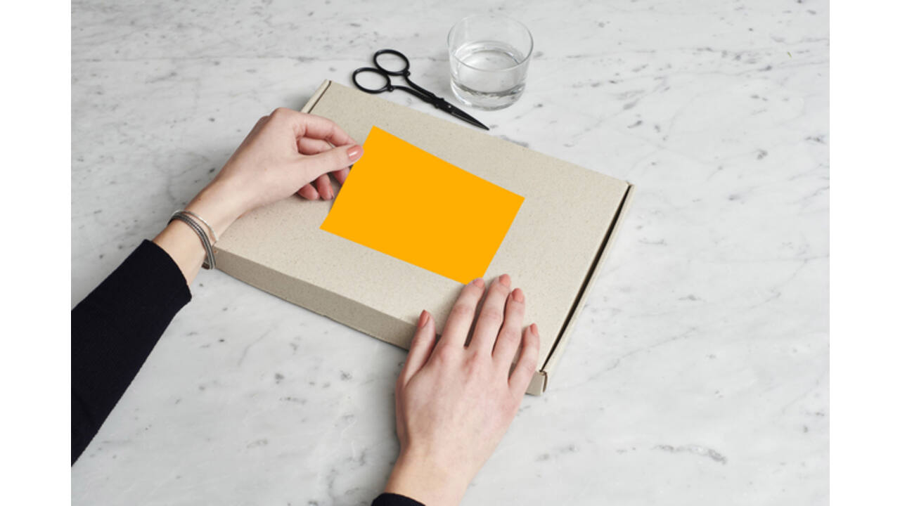 Etiket Rillprint 105x148mm fluororanje 400 etiketten