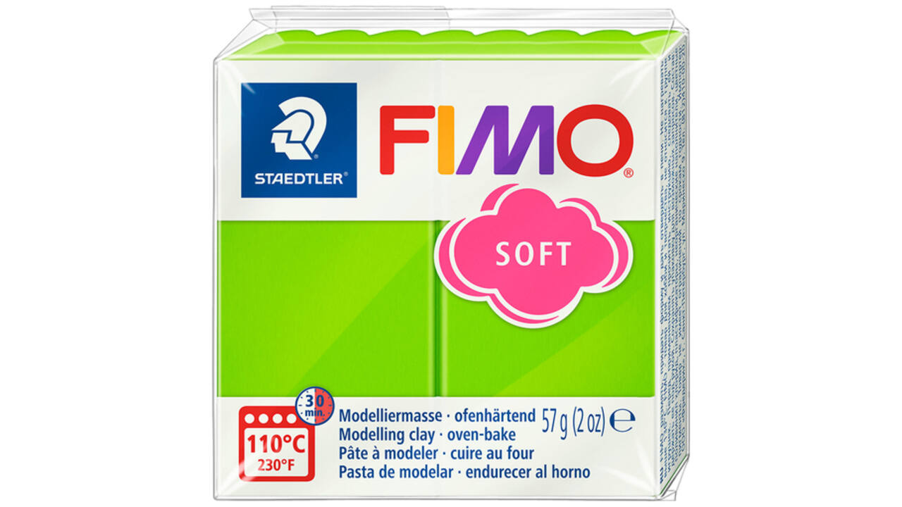 Boetseerklei Fimo soft 57 gram appelgroen