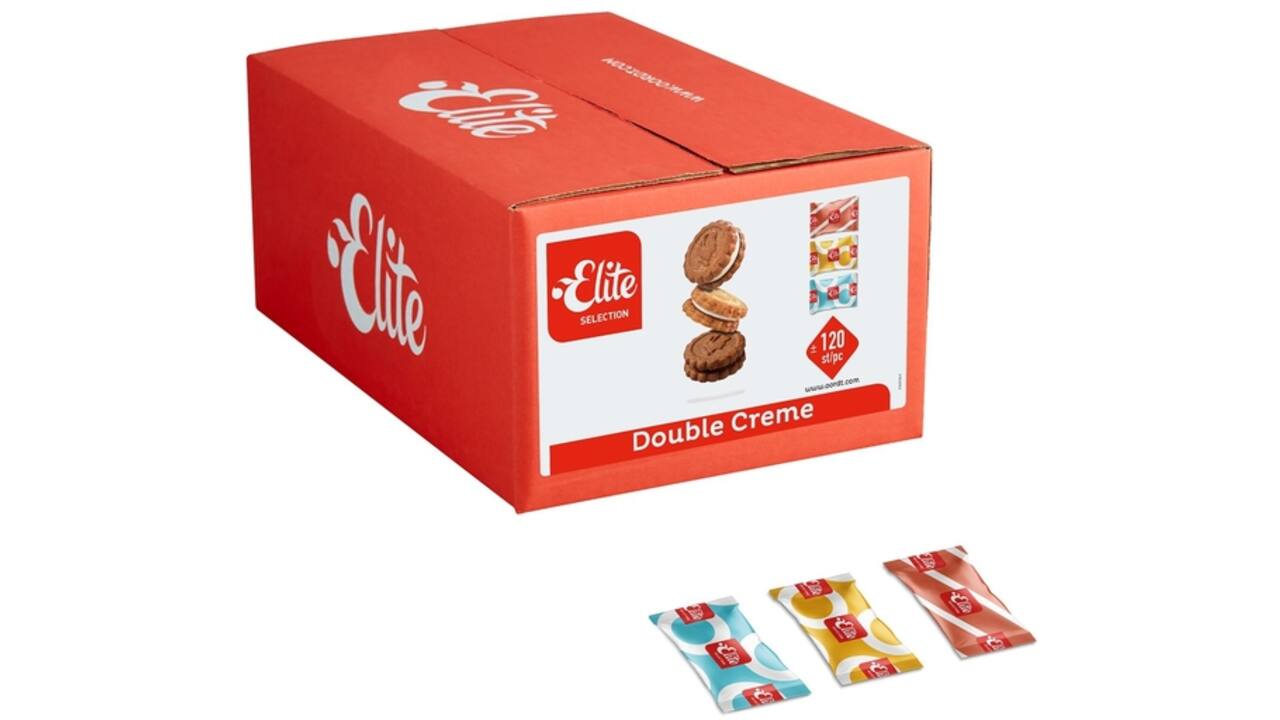Koekjes Elite Selection Double Crème mix 120 stuks