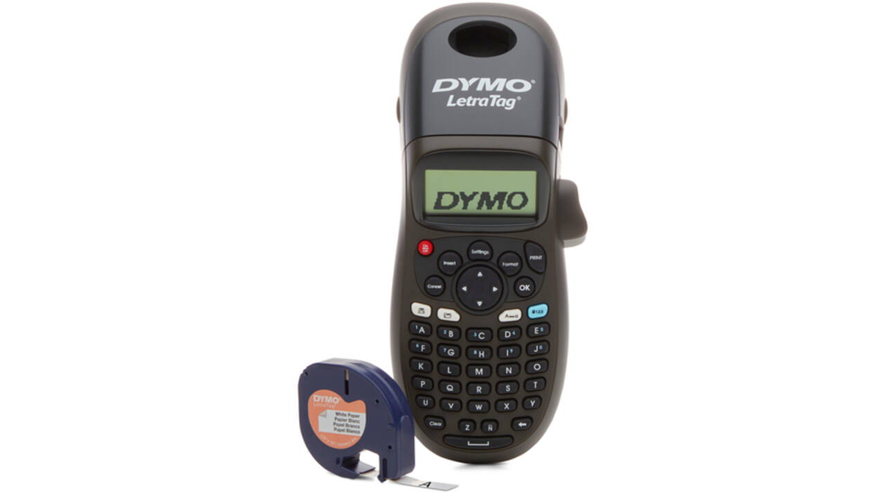 Labelprinter Dymo LetraTag 100H draagbaar abc 12mm zwart