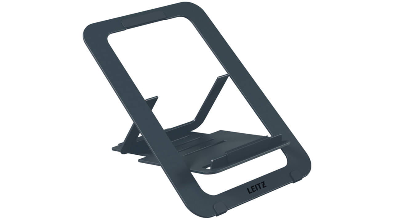 Laptopstandaard Leitz Ergo Aluminium plat verstelbaar