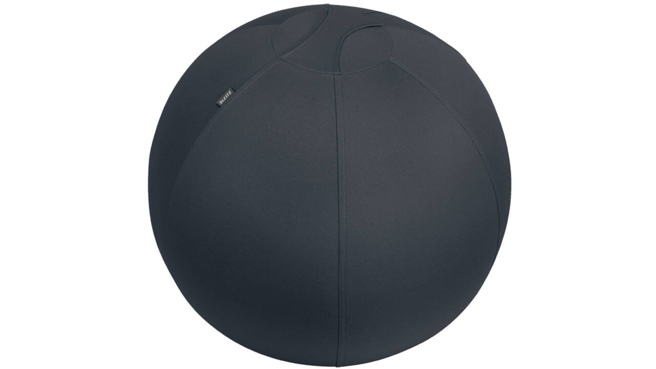 Actieve zitbal Leitz Ergo 65cm anti-rol donkergrijs