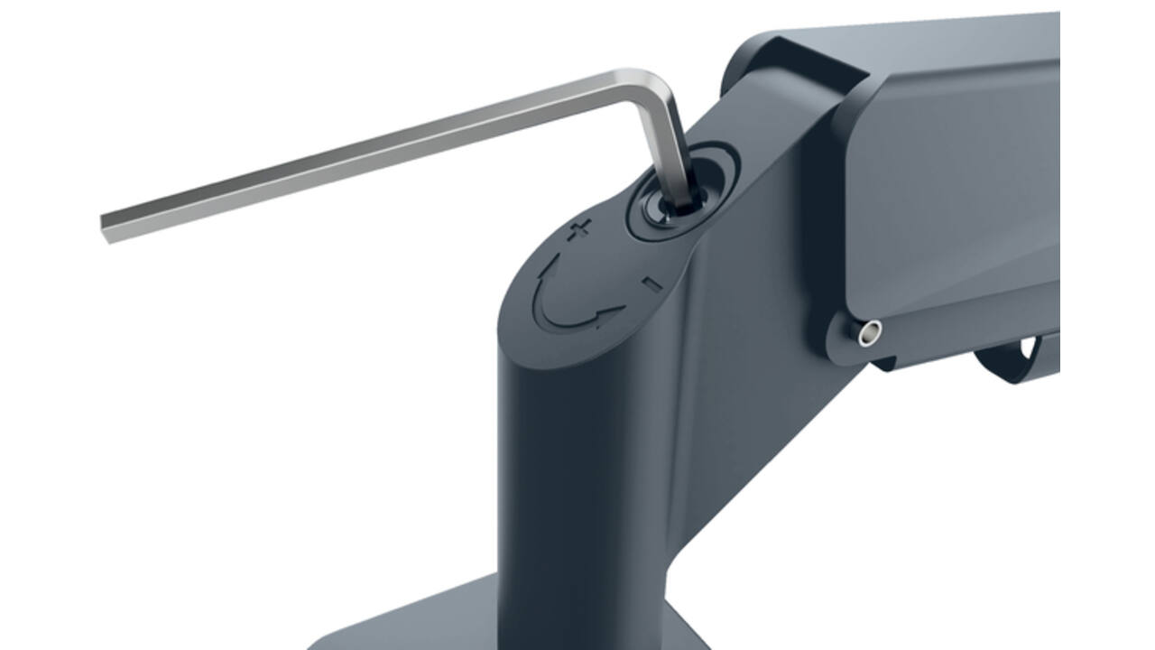 Monitorarm Leitz Ergo ruimtebesparend enkele monitorarm