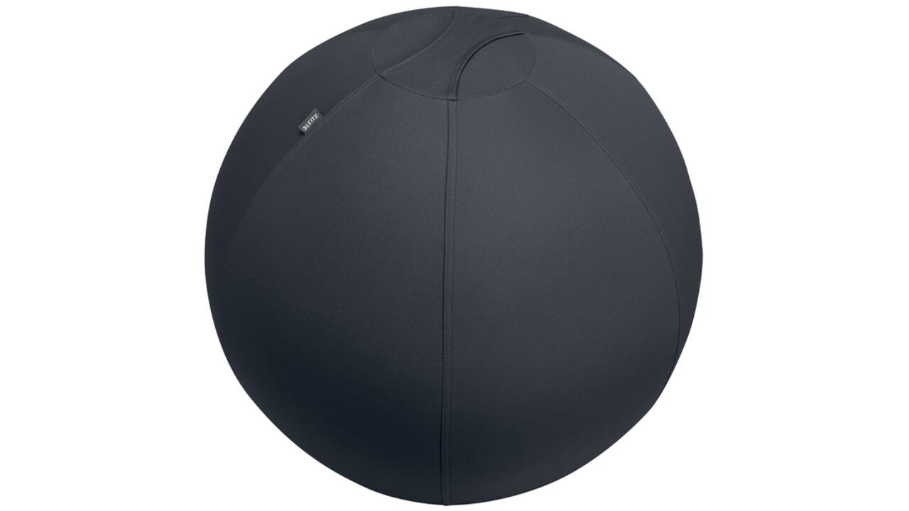 Actieve zitbal Leitz Ergo 65cm anti-rol donkergrijs