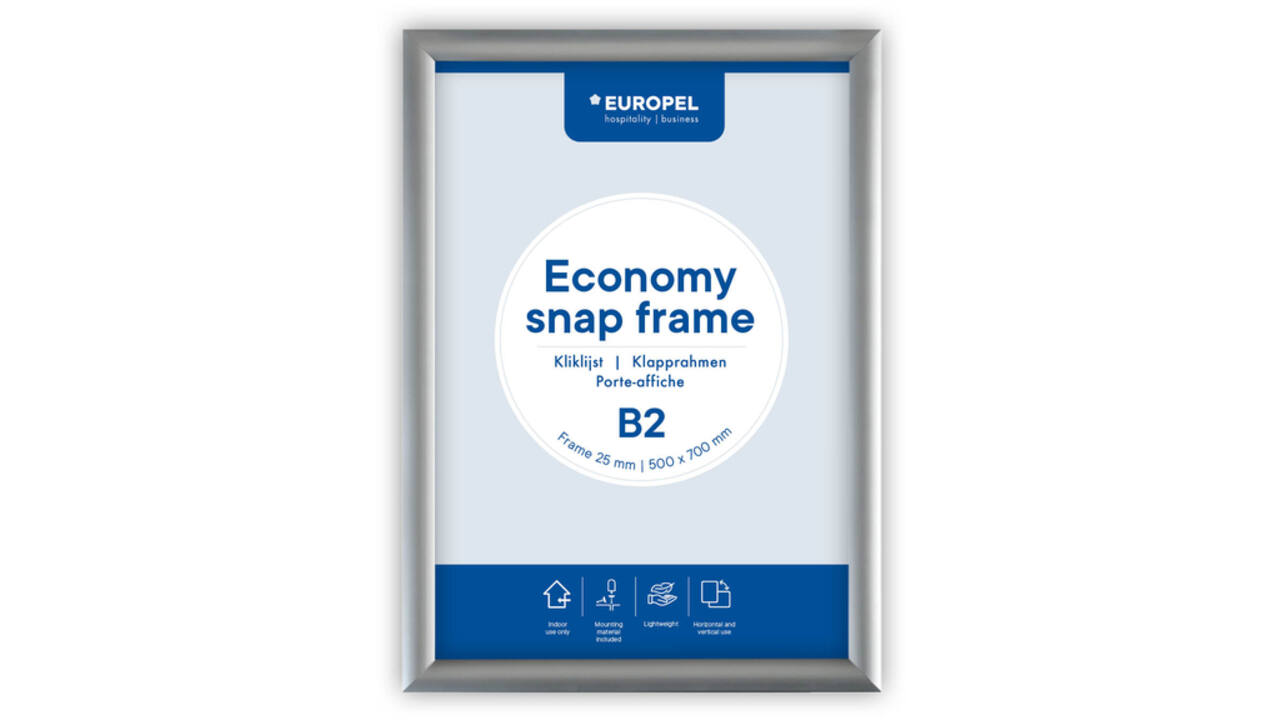 Kliklijst Europel Economy B2 zilver