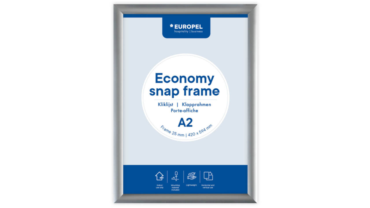 Kliklijst Europel Economy A2 zilver