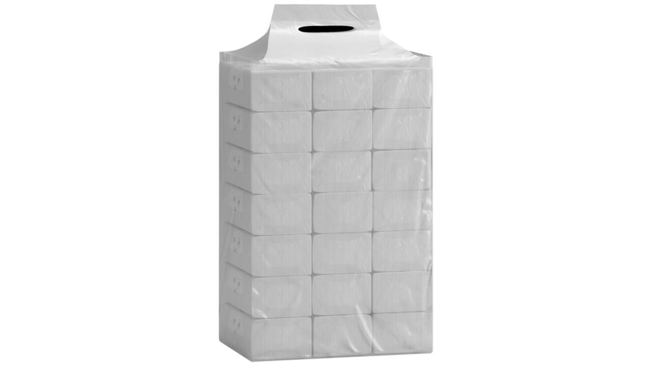 Handdoek Katrin Plus easy pick z-vouw 3-laags 203x255mm 21x120vel wit 87211