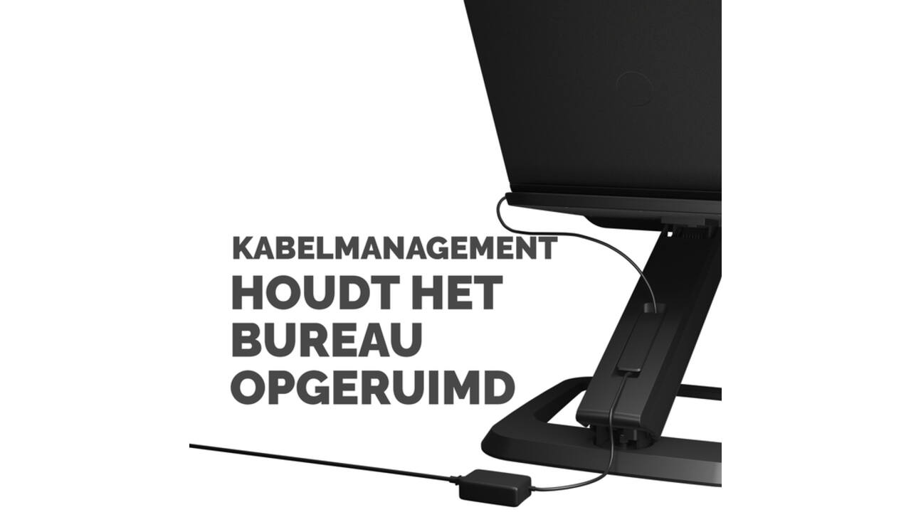 Laptopstandaard Fellowes Hana LT zwart