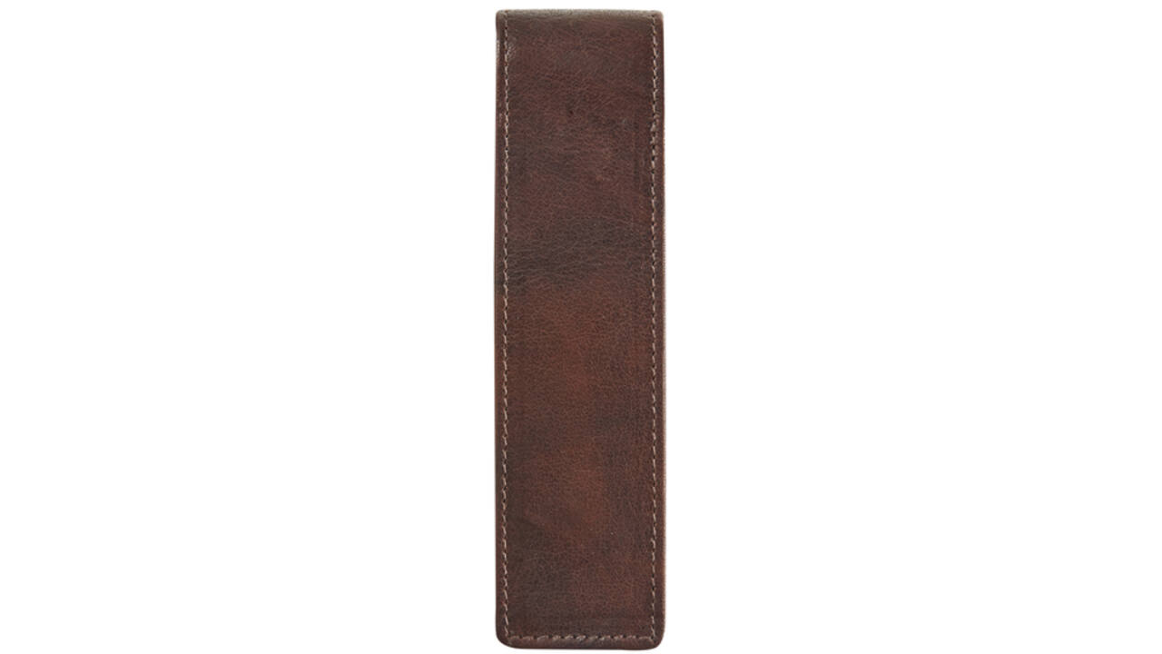 Pennenetui Maverick Rough Gear Brown 2-delig