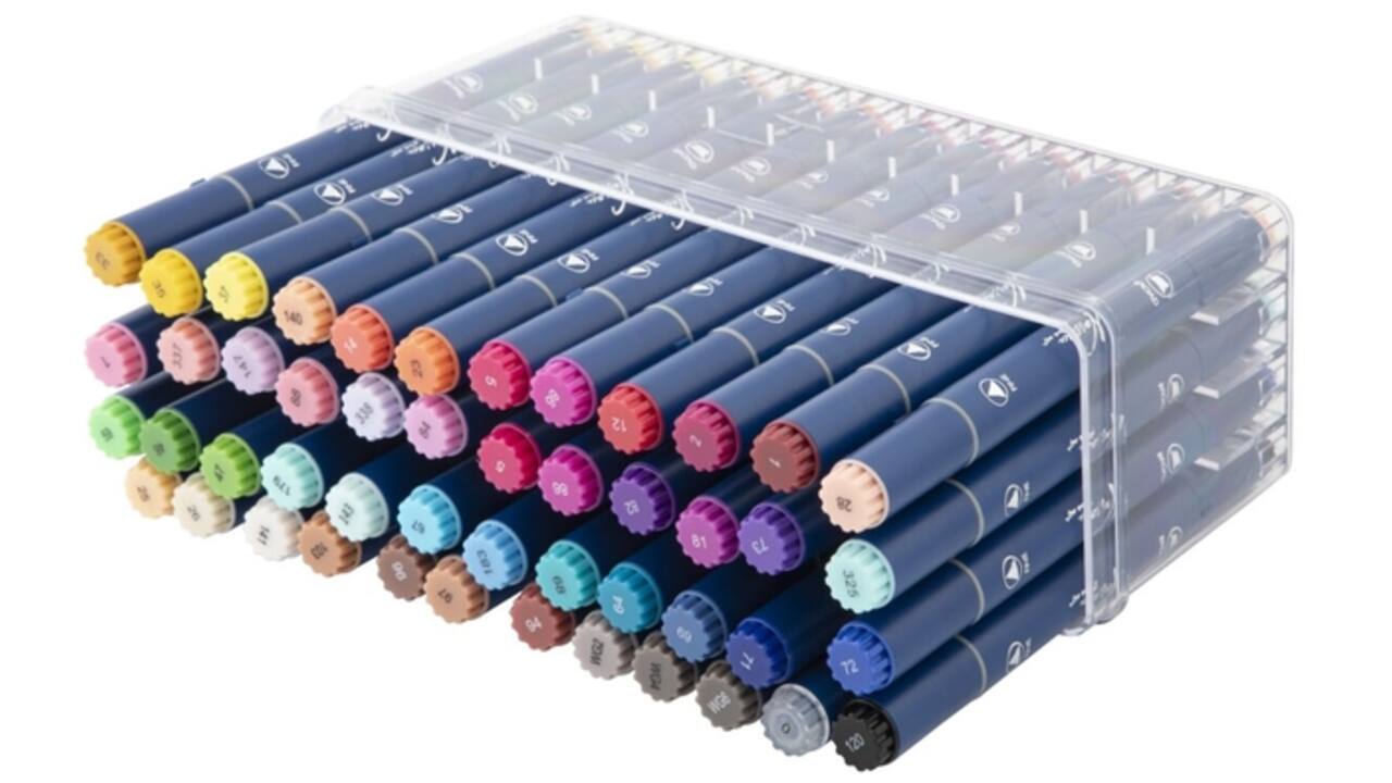 Alcoholmarkers Nassau Arts duopunt set à 48 kleuren