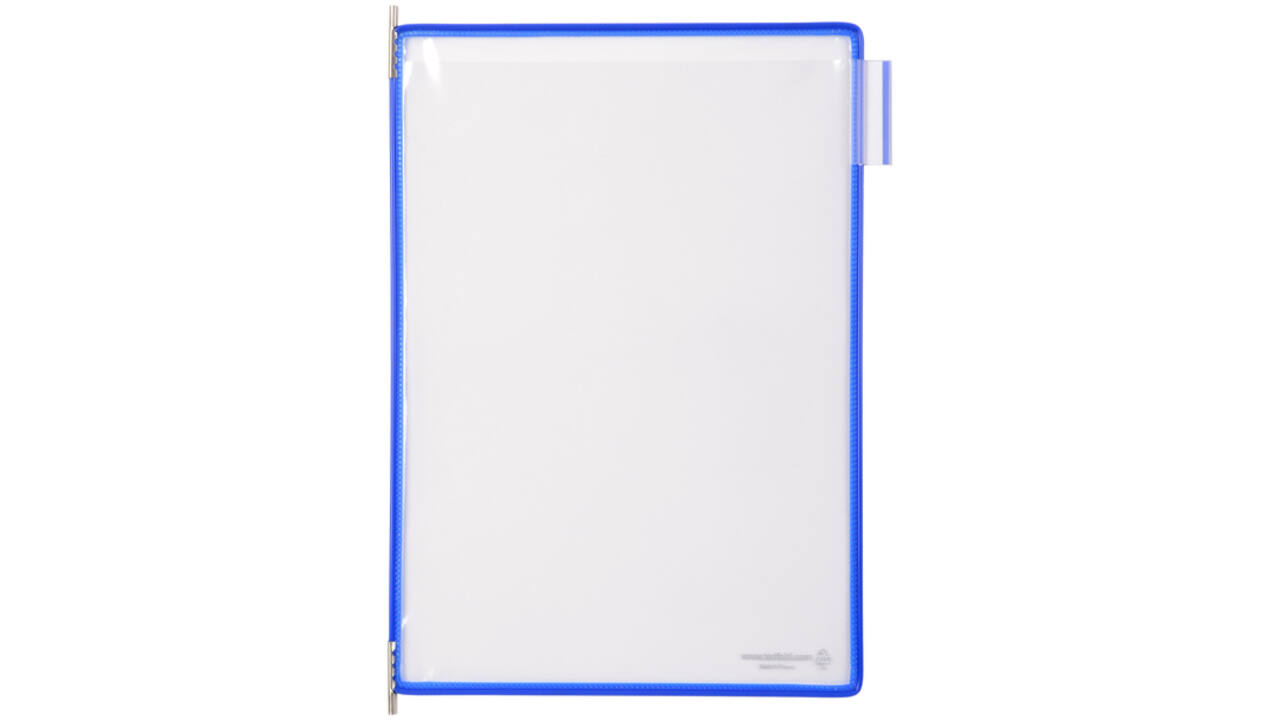 Zichtpaneel Tarifold A4 verticaal blauw 10 stuks