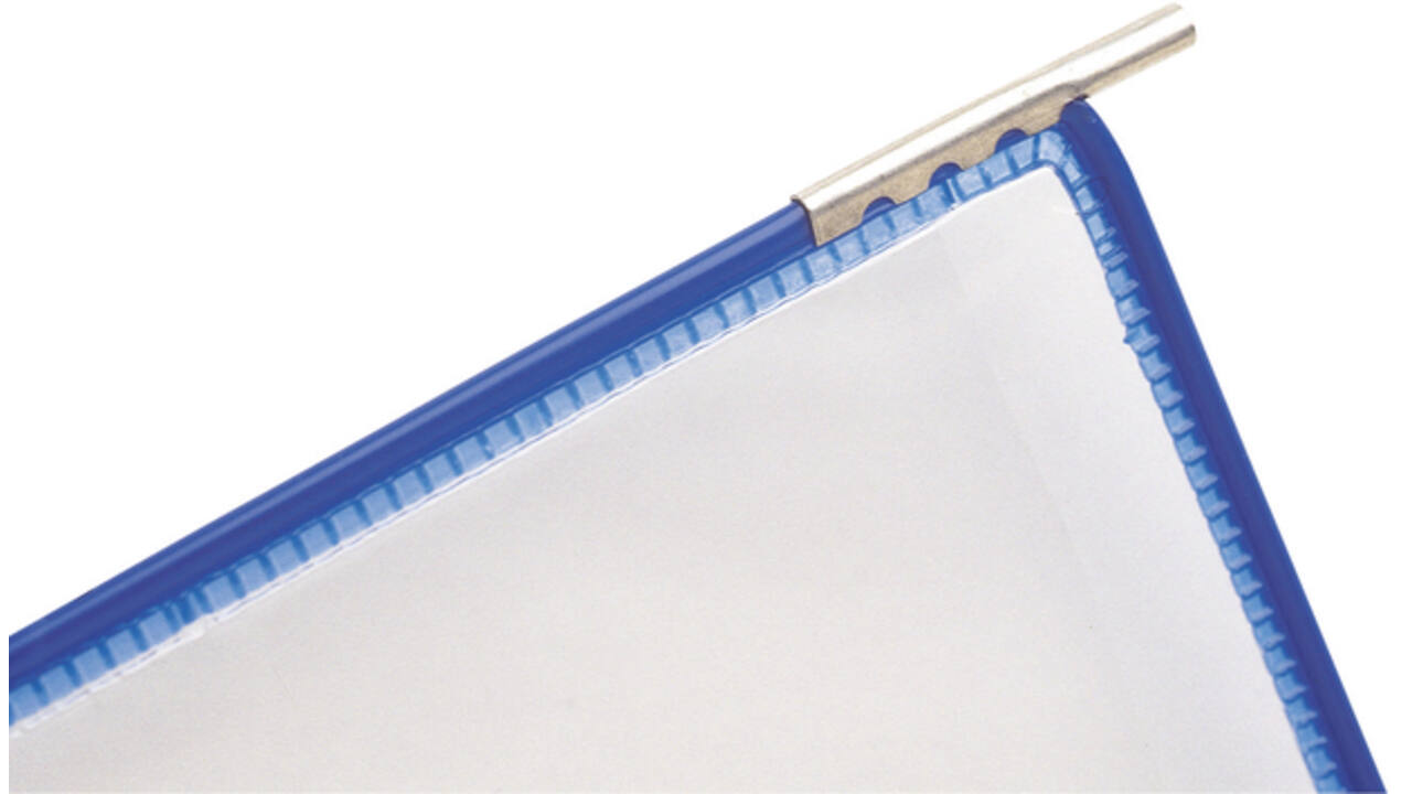 Zichtpaneel Tarifold A4 verticaal blauw 10 stuks