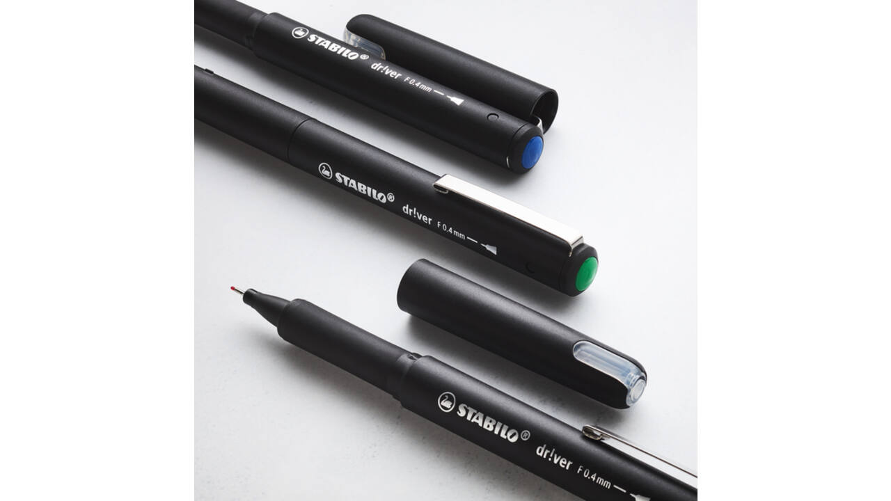 Fineliner STABILO dr!ver fijn groen