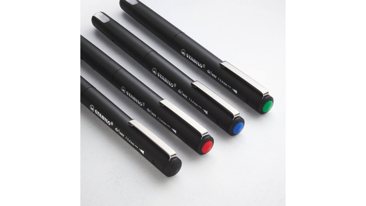 Fineliner STABILO dr!ver fijn groen